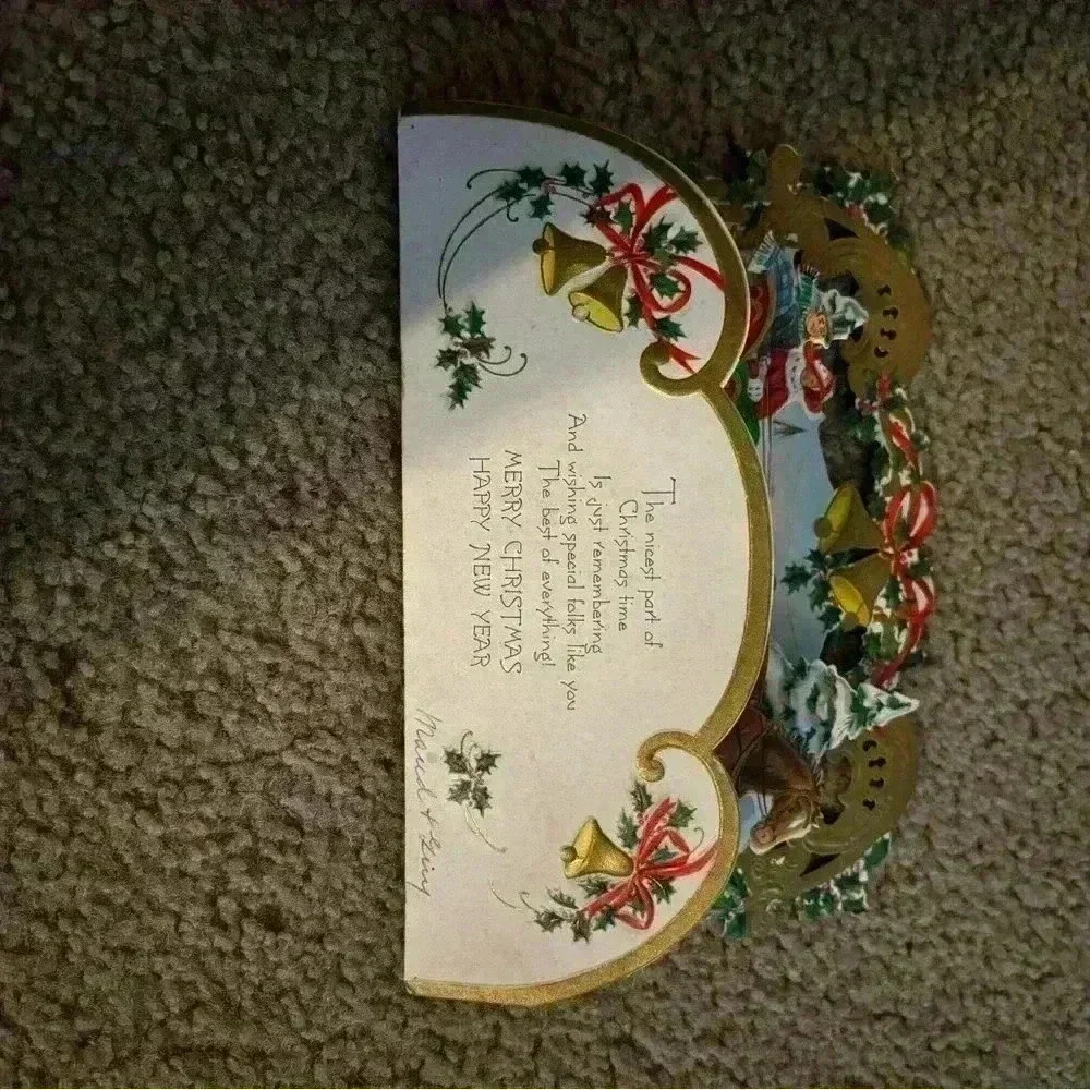 Vintage Hallmark Christmas Card - Picture 4 of 8